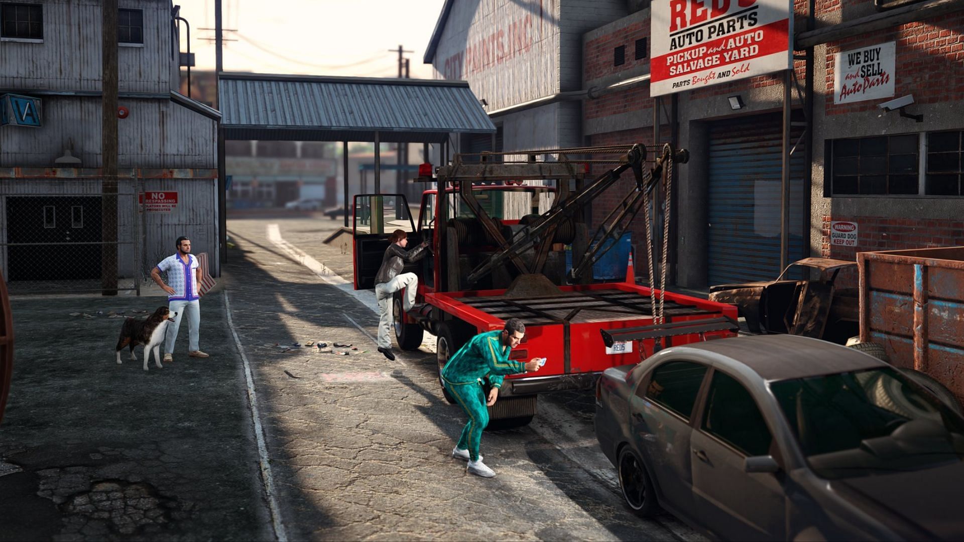 Salvage Yard is also one of the best passive incomes in GTA Online (Image via Rockstar Games)